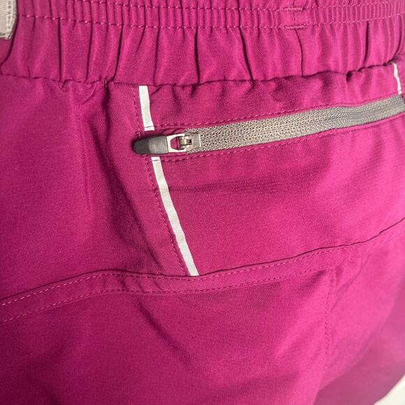 Asics Women's Magenta Athletic Shorts - Picture 13 of 14